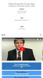 Mobile Screenshot of papiachiropractic.com